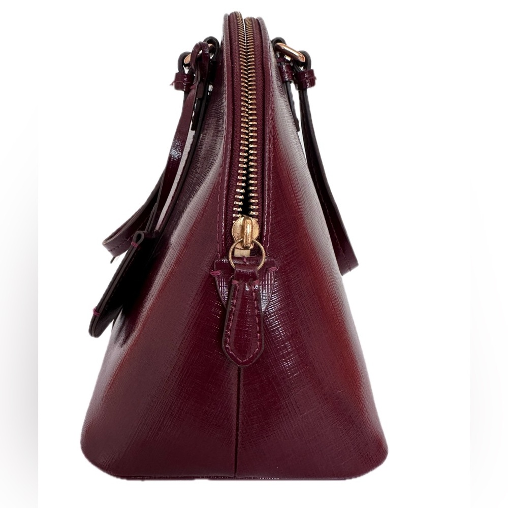 Coach Burgundy Shoulder Bag - Picture 8 of 13